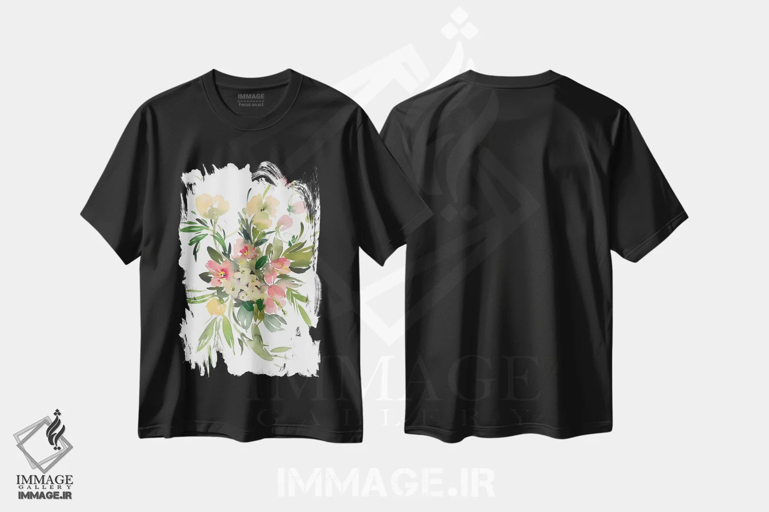 تیشرت مشکی طرح دار آرمانی، دکور معاصر اثر گوشیا گرگورچیک | immage.ir