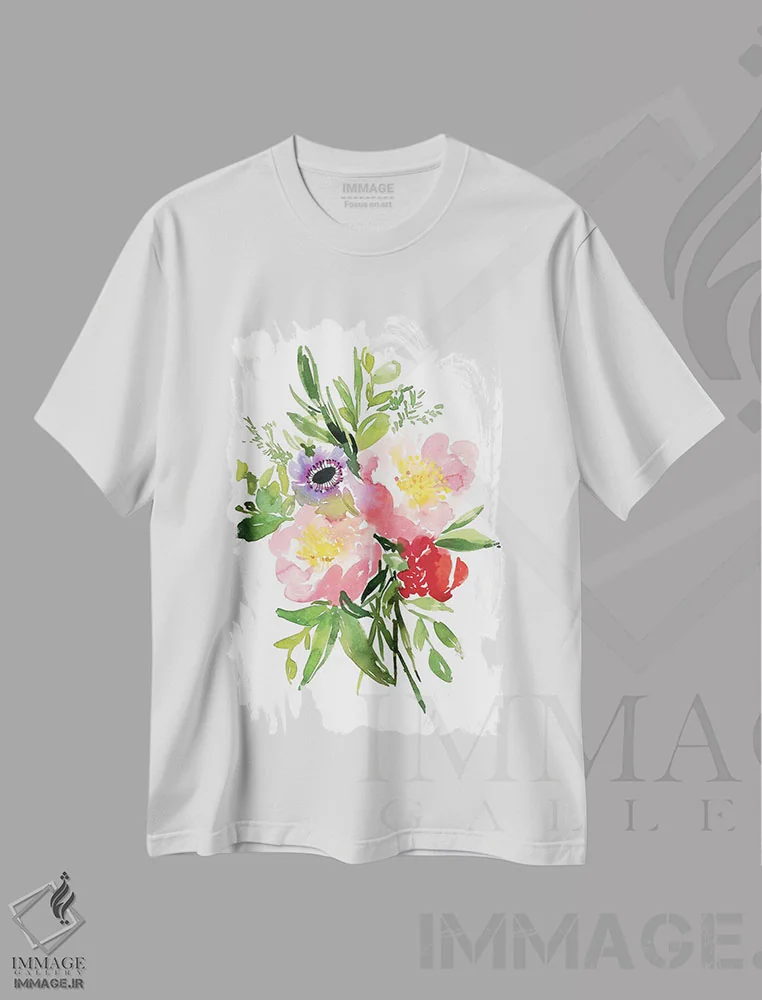 تیشرت سفید طرح دار صبح، دکور معاصر اثر گوشیا گرگورچیک | immage.ir