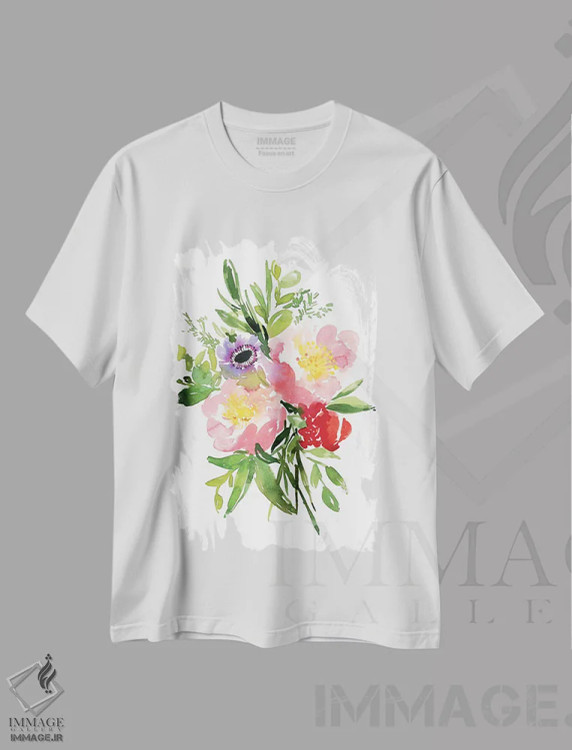تیشرت سفید طرح دار صبح، دکور معاصر اثر گوشیا گرگورچیک | immage.ir