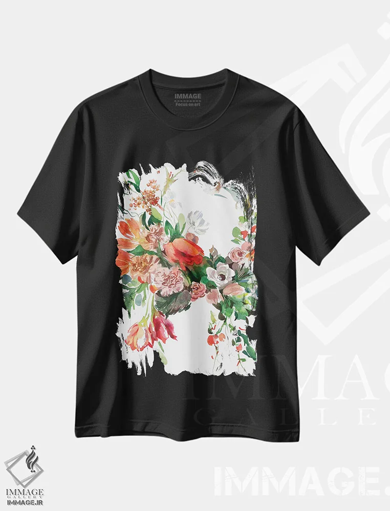 تیشرت مشکی طرح دار چمنزار، دکور معاصر اثر گوشیا گرگورچیک | immage.ir
