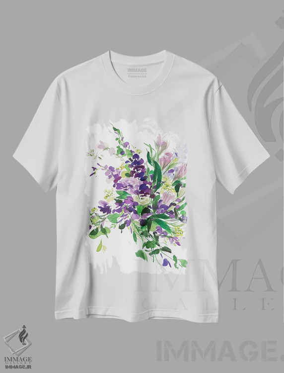 تیشرت سفید طرح دار موو، دکور معاصر اثر گوشیا گرگورچیک | immage.ir
