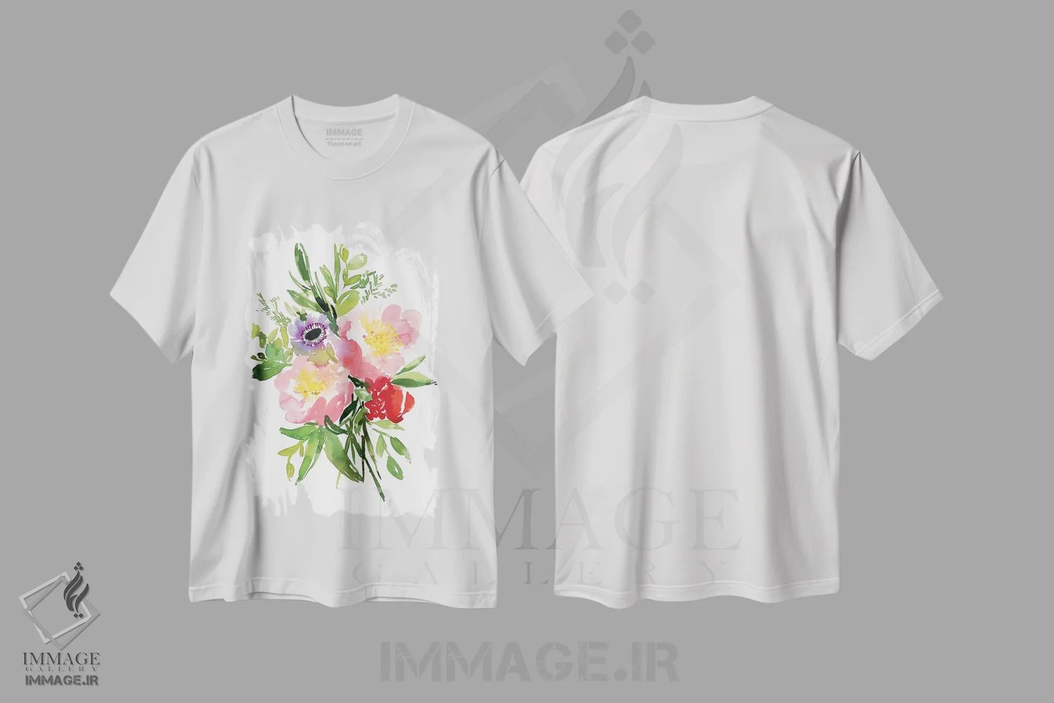 تیشرت سفید طرح دار صبح، دکور معاصر اثر گوشیا گرگورچیک | immage.ir