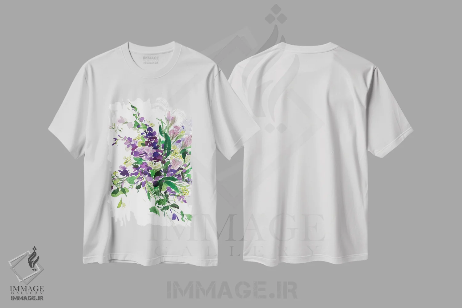 تیشرت سفید طرح دار موو، دکور معاصر اثر گوشیا گرگورچیک | immage.ir