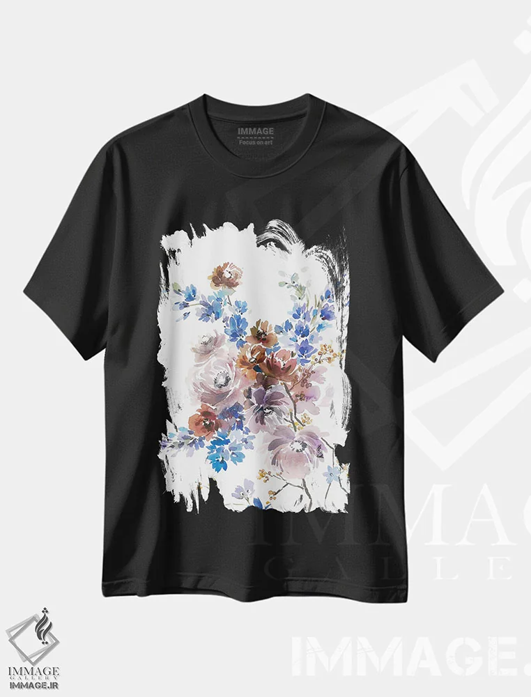 تیشرت مشکی طرح دار پیتیلیانو، دکور معاصر اثر گوشیا گرگورچیک | immage.ir