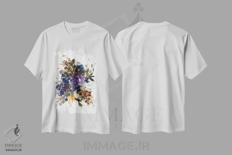 تیشرت سفید طرح دار چاه، دکور معاصر اثر گوشیا گرگورچیک | immage.ir
