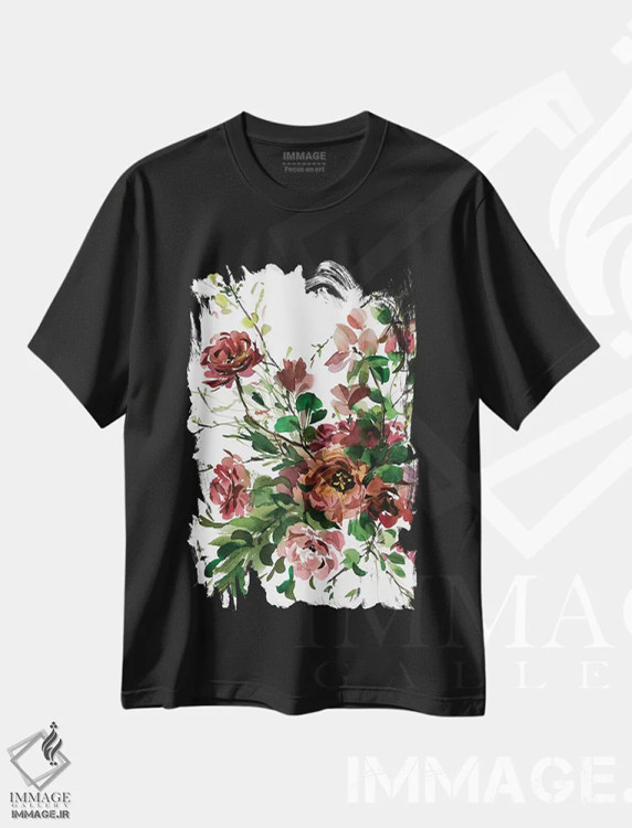 تیشرت مشکی طرح دار موکای سوئیسی، دکور معاصر اثر گوشیا گرگورچیک | immage.ir