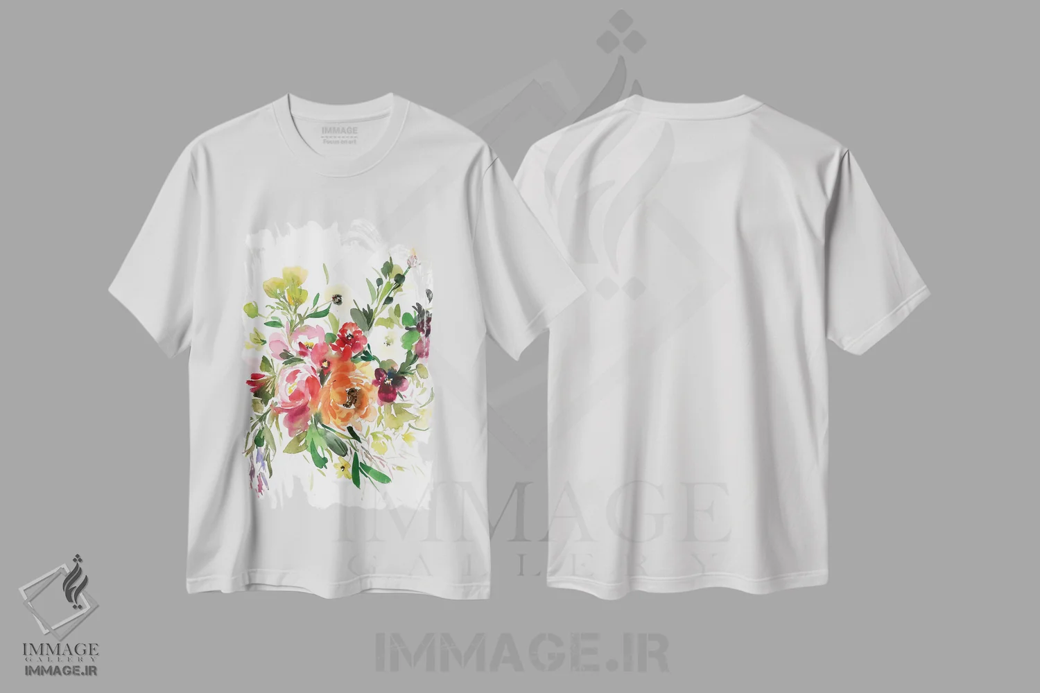 تیشرت سفید طرح دار آفتابی، دکور معاصر اثر گوشیا گرگورچیک | immage.ir