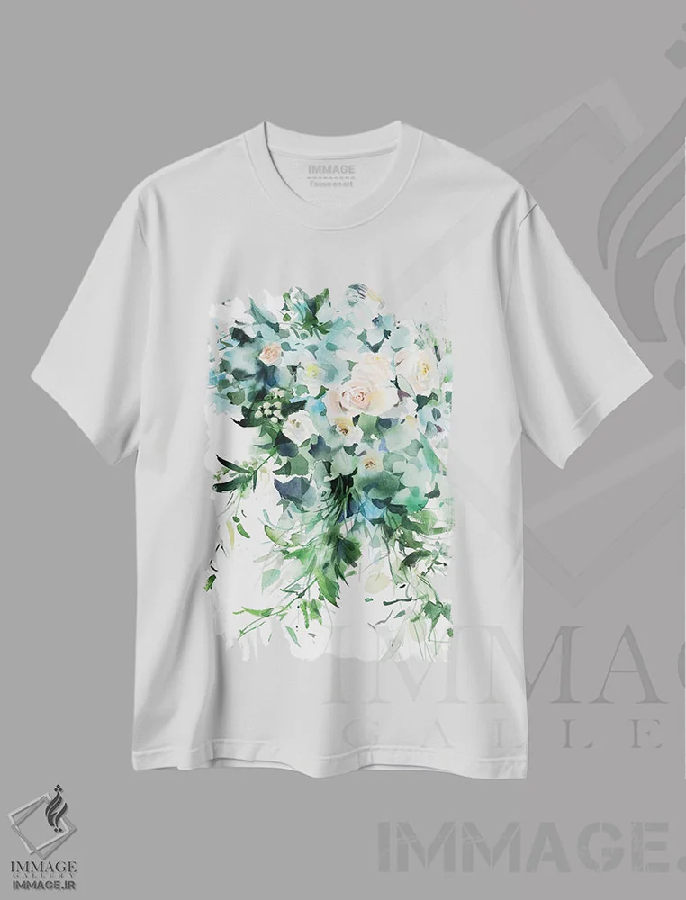 تیشرت سفید طرح دار وندلا در گونی، دکور معاصر اثر گوشیا گرگورچیک | immage.ir