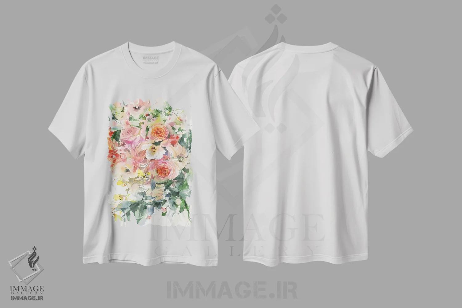 تیشرت سفید طرح دار پچ پچ، دکور معاصر اثر گوشیا گرگورچیک | immage.ir