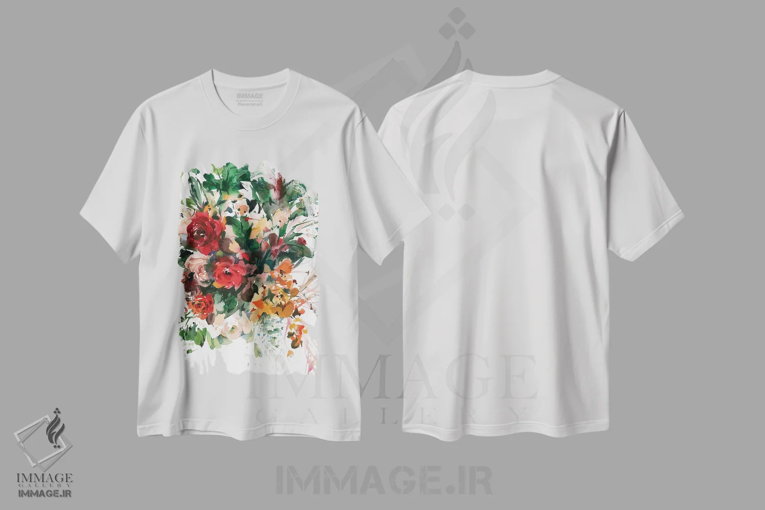 تیشرت سفید طرح دار در آینه، دکور معاصر اثر گوشیا گرگورچیک | immage.ir