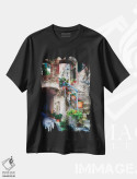 تیشرت مشکی طرح دار آثار جورج اوزه - فروشگاه ایماژ