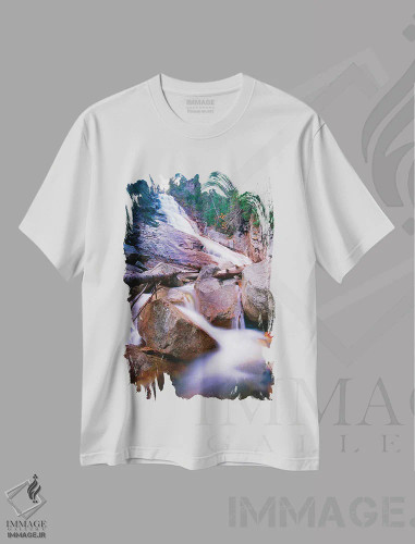 تیشرت سفید طرح دار آثار جورج اوزه - immage.ir