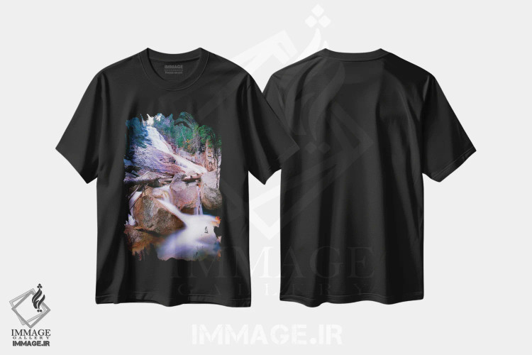 تیشرت مشکی طرح دار آثار جورج اوزه - فروشگاه ایماژ