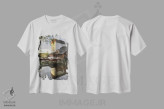 تیشرت سفید طرح دار آثار جورج اوزه - فروشگاه ایماژ