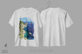 تیشرت سفید طرح دار آثار جورج اوزه - فروشگاه ایماژ