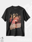 تیشرت مشکی طرح دار آثار جورج اوزه - immage.ir