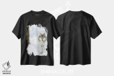 تیشرت مشکی طرح دار گرگ زمستانی، مدیوم اثر کری ان گریپو-پایک | فروشگاه ایماژ