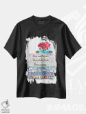 تیشرت مشکی طرح دار آثار آماندا گرینوود - فروشگاه ایماژ