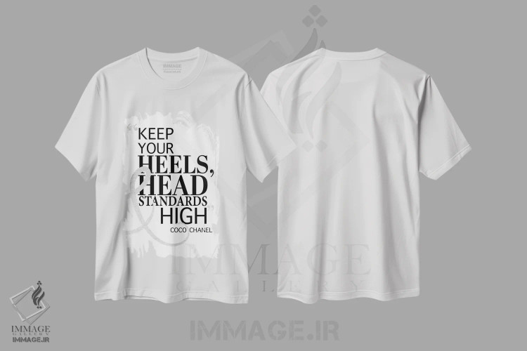 تیشرت سفید طرح دار آثار آماندا گرینوود - فروشگاه ایماژ