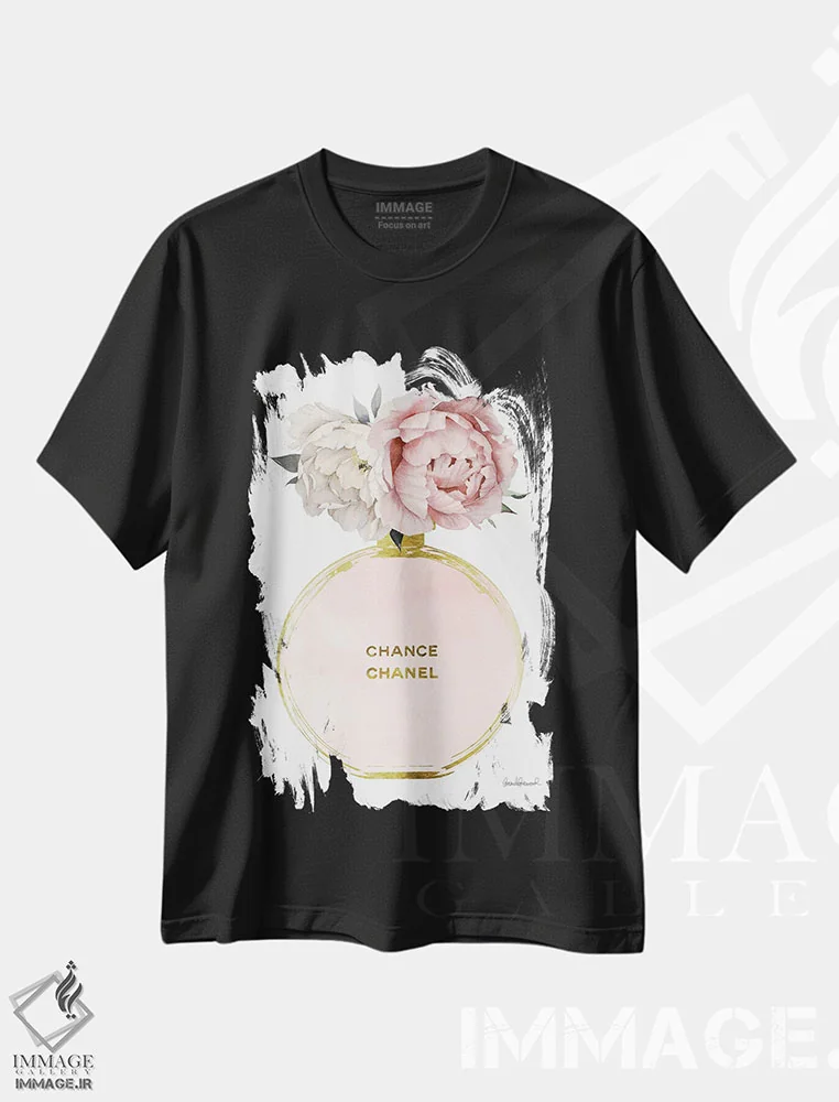 تیشرت مشکی طرح دار آثار آماندا گرینوود - immage.ir