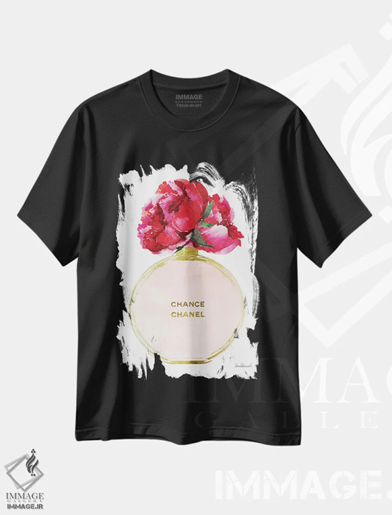 تیشرت مشکی طرح دار آثار آماندا گرینوود - فروشگاه ایماژ