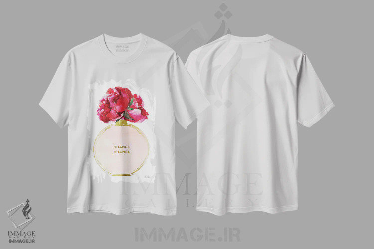 تیشرت سفید طرح دار آثار آماندا گرینوود - immage.ir