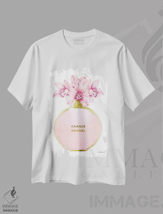 تیشرت سفید طرح دار آثار آماندا گرینوود - فروشگاه ایماژ