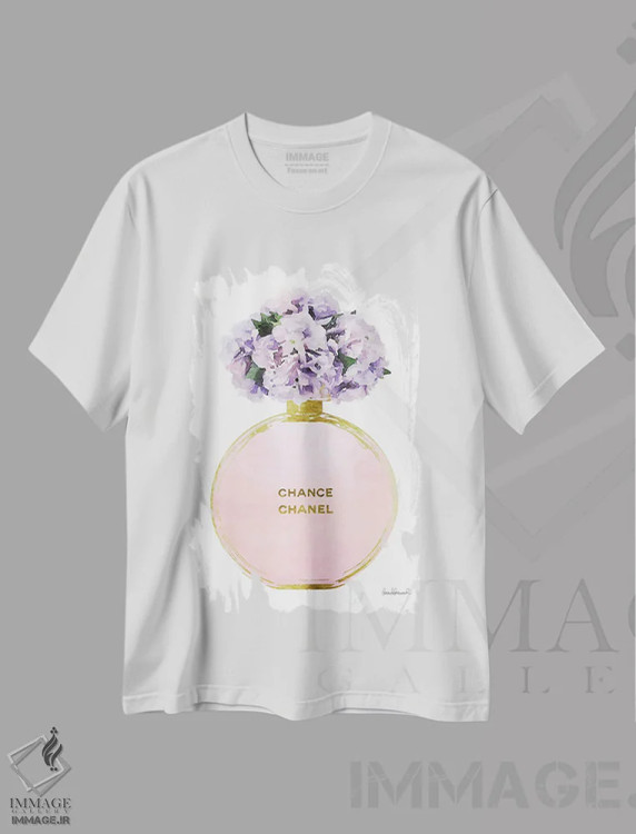 تیشرت سفید طرح دار آثار آماندا گرینوود - immage.ir