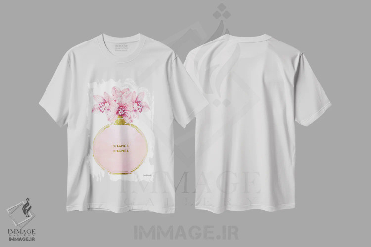 تیشرت سفید طرح دار آثار آماندا گرینوود - فروشگاه ایماژ