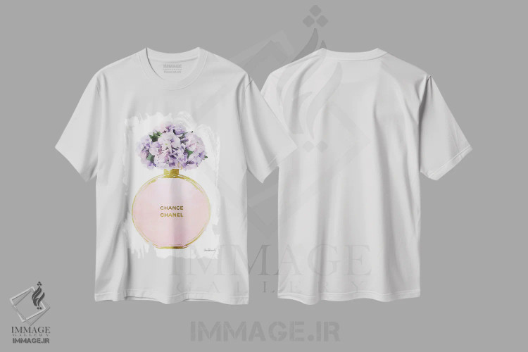 تیشرت سفید طرح دار آثار آماندا گرینوود - immage.ir