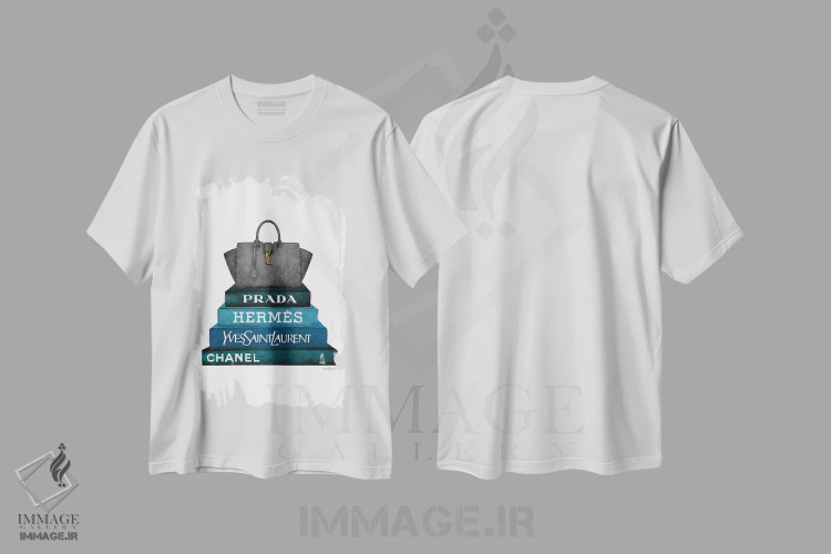 تیشرت سفید طرح دار آثار آماندا گرینوود - فروشگاه ایماژ