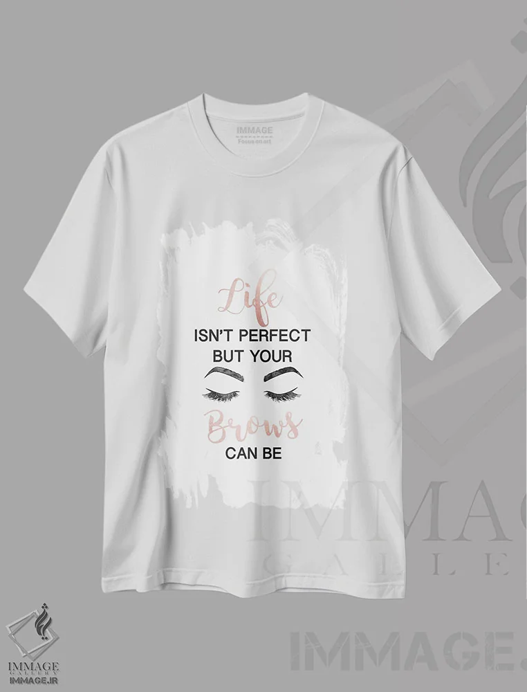 تیشرت سفید طرح دار آثار آماندا گرینوود - فروشگاه ایماژ