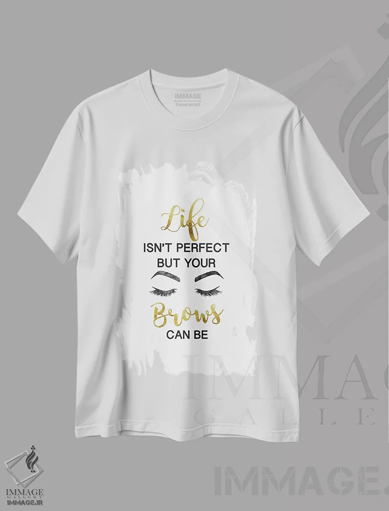 تیشرت سفید طرح دار آثار آماندا گرینوود - immage.ir