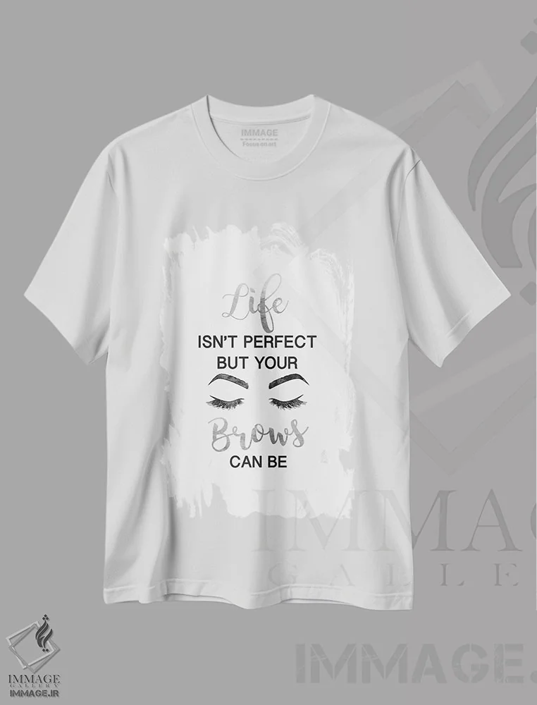 تیشرت سفید طرح دار آثار آماندا گرینوود - immage.ir