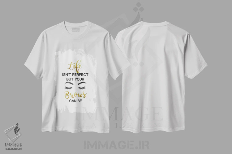 تیشرت سفید طرح دار آثار آماندا گرینوود - immage.ir