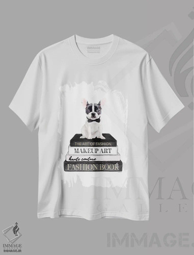 تیشرت سفید طرح دار آثار آماندا گرینوود - immage.ir
