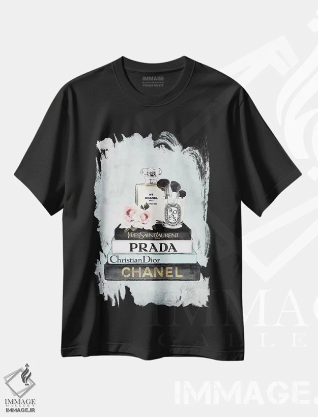 تیشرت مشکی طرح دار آثار آماندا گرینوود - immage.ir