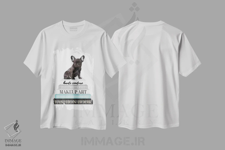 تیشرت سفید طرح دار آثار آماندا گرینوود - immage.ir