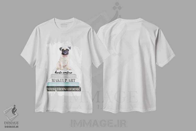 تیشرت سفید طرح دار آثار آماندا گرینوود - فروشگاه ایماژ