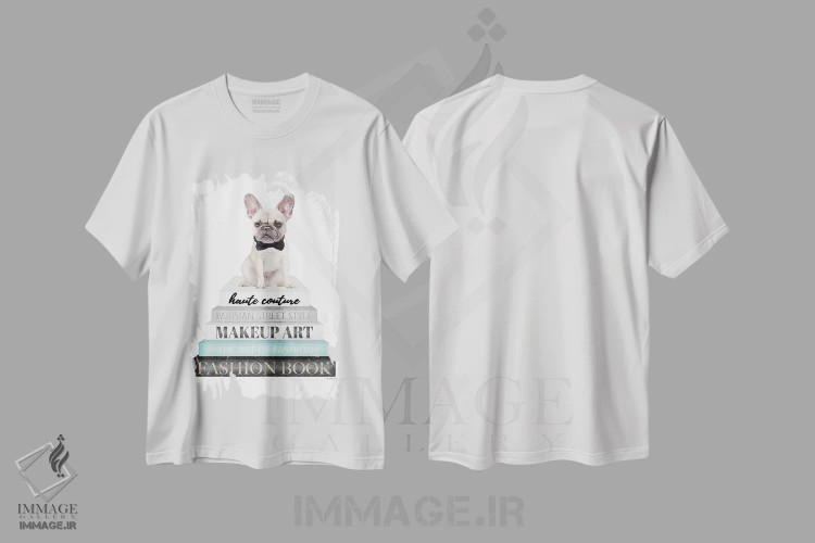 تیشرت سفید طرح دار آثار آماندا گرینوود - immage.ir