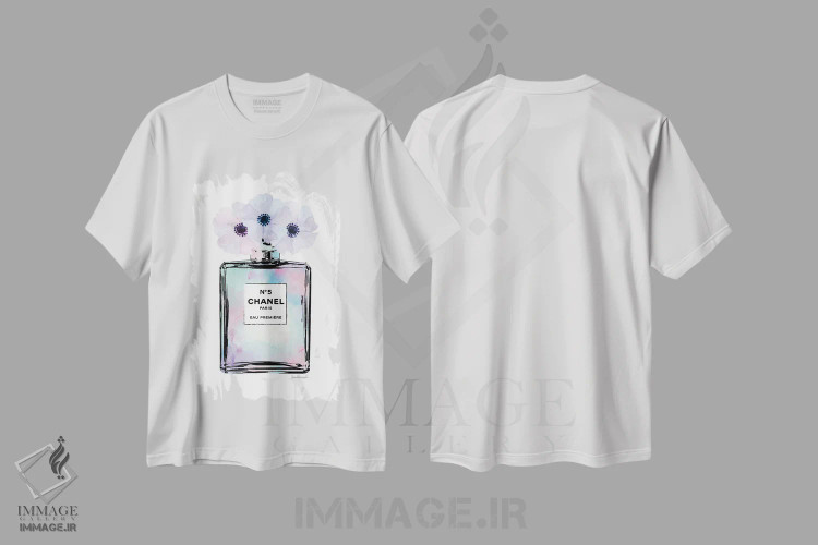 تیشرت سفید طرح دار آثار آماندا گرینوود - immage.ir