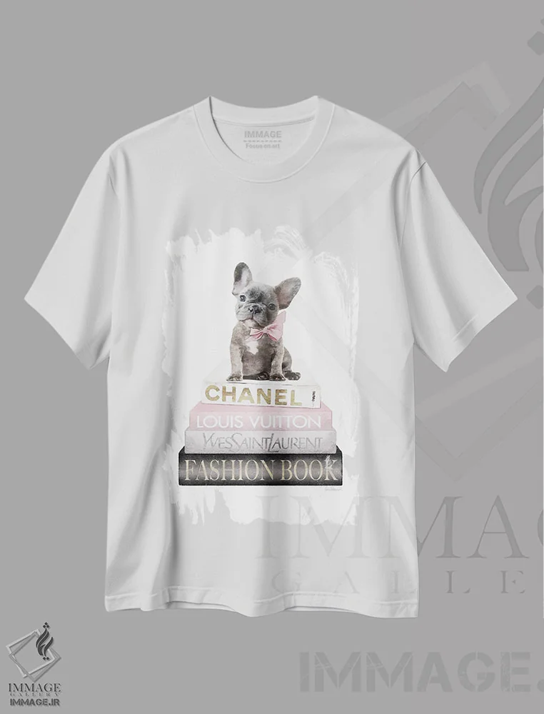 تیشرت سفید طرح دار آثار آماندا گرینوود - فروشگاه ایماژ