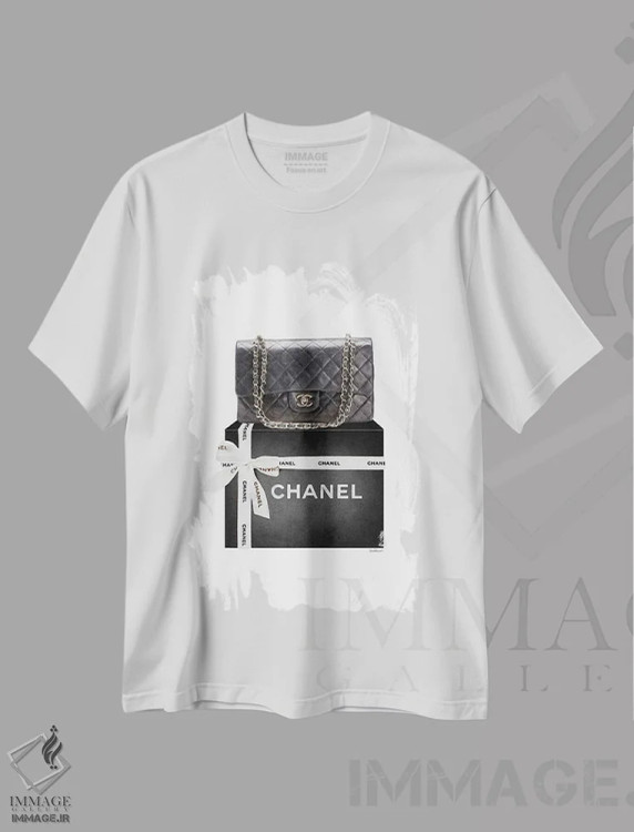 تیشرت سفید طرح دار آثار آماندا گرینوود - فروشگاه ایماژ