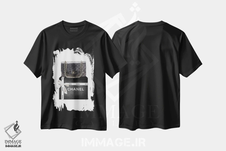 تیشرت مشکی طرح دار آثار آماندا گرینوود - immage.ir