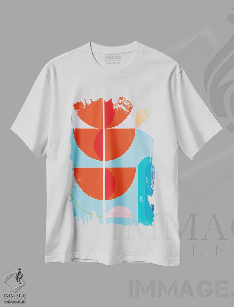 تیشرت سفید طرح دار دویدن به سوی خورشید X اثر ماریون گریسه | immage.ir