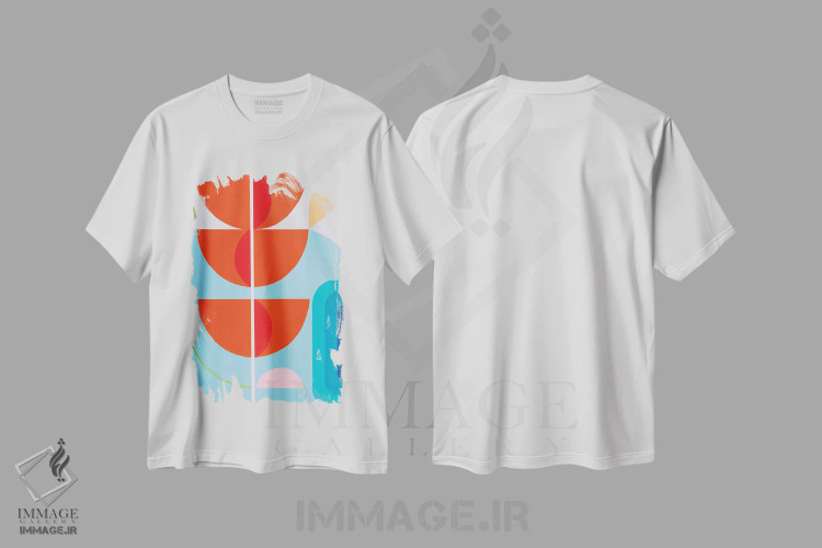 تیشرت سفید طرح دار دویدن به سوی خورشید X اثر ماریون گریسه | immage.ir
