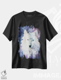 تیشرت مشکی طرح دار وحشی، تزئینی اثر کالی گاریس | فروشگاه ایماژ