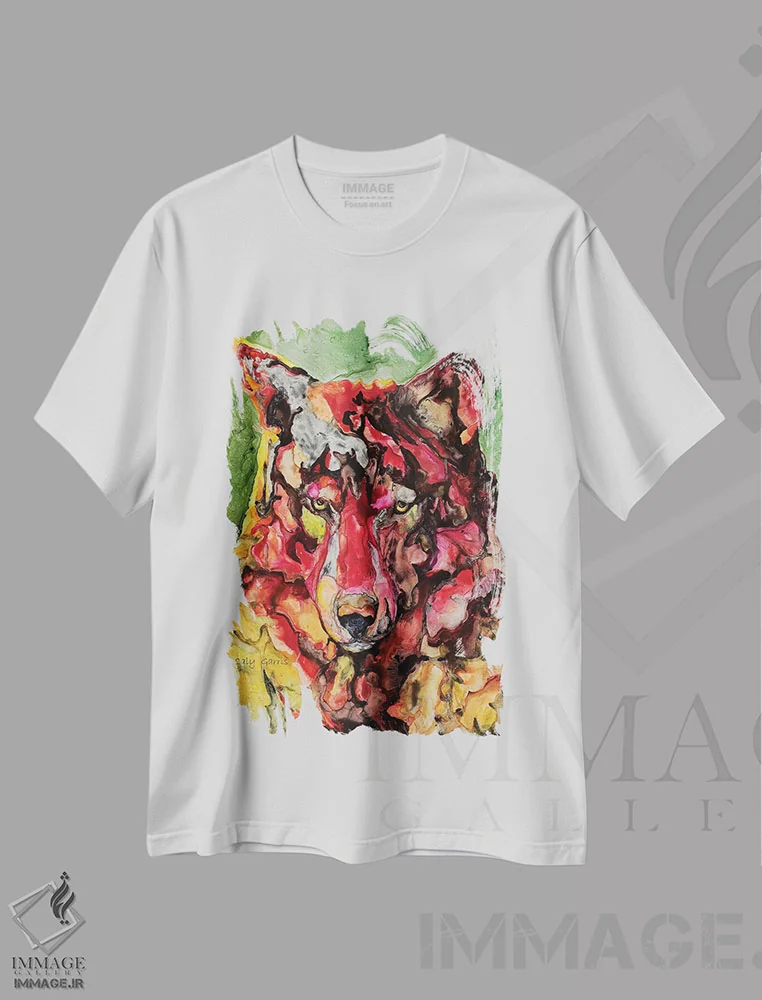 تیشرت سفید طرح دار یوکون جک، تزئینی اثر کالی گاریس | immage.ir