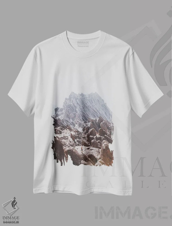 تیشرت سفید طرح دار وارزازات، مراکش، مدیوم اثر لوک آنتونی گرم | فروشگاه ایماژ