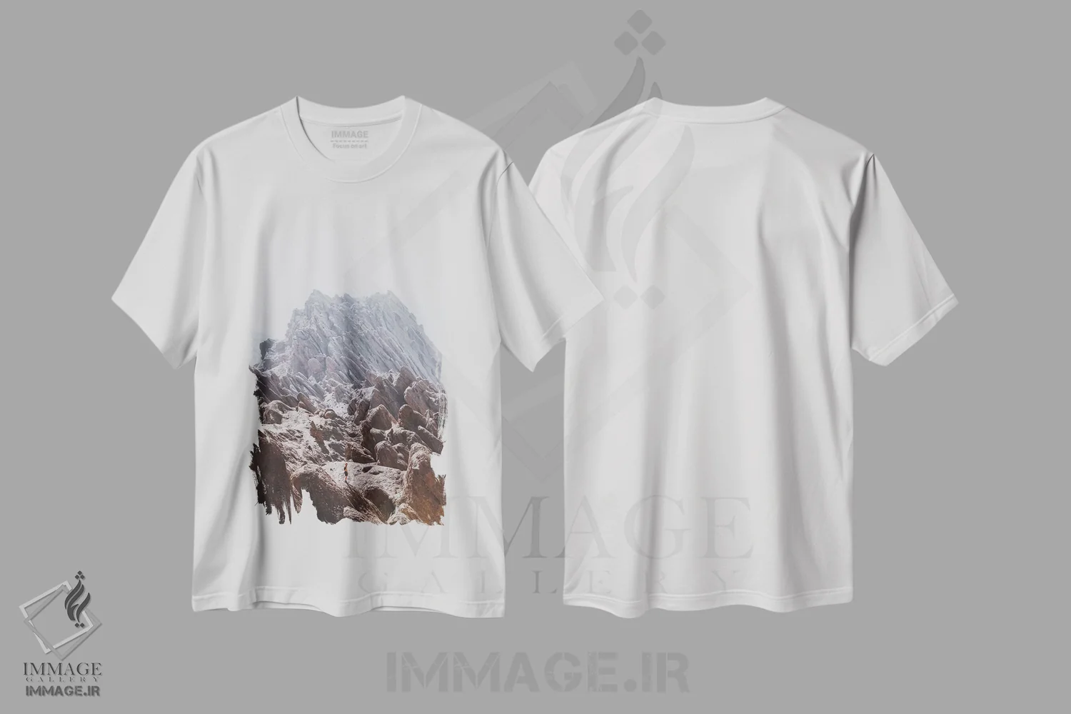تیشرت سفید طرح دار وارزازات، مراکش، مدیوم اثر لوک آنتونی گرم | فروشگاه ایماژ